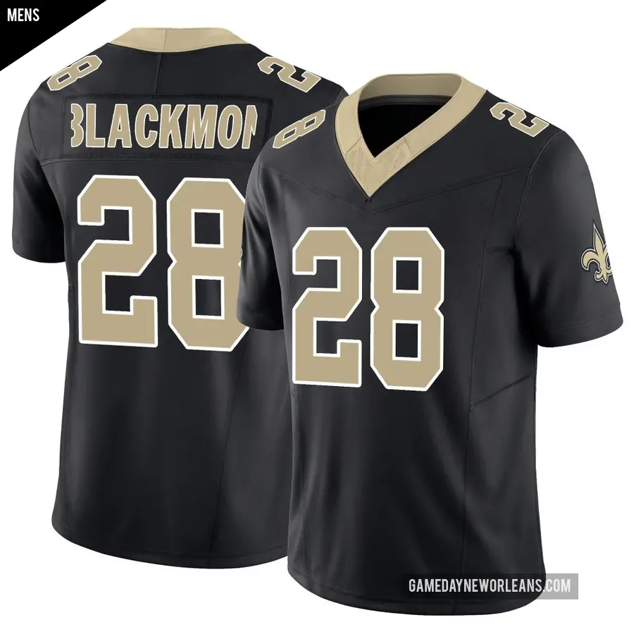Men's New Orleans Saints ＃28 Julian Blackmon Black Limited Vapor F.U.S.E. Jersey