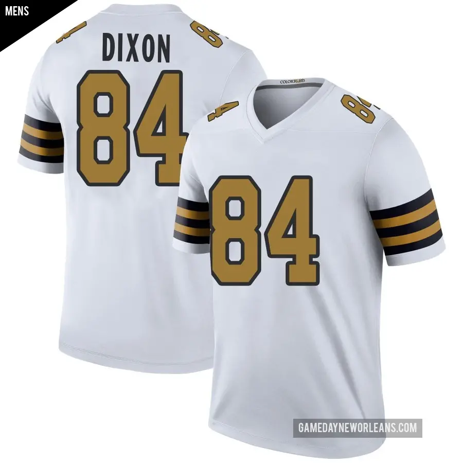Men's New Orleans Saints ＃84 Dai'Jean Dixon White Legend Color Rush Jersey