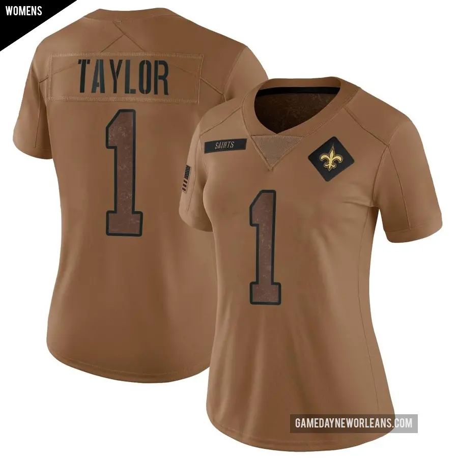 Youth New Orleans Saints 1 Alontae Taylor Camo Limited 2019 Salute to Service Jersey Saints Store