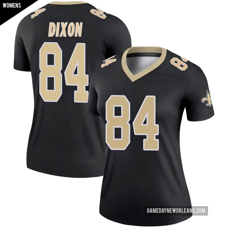 Women's New Orleans Saints ＃84 Dai'Jean Dixon Black Legend Jersey