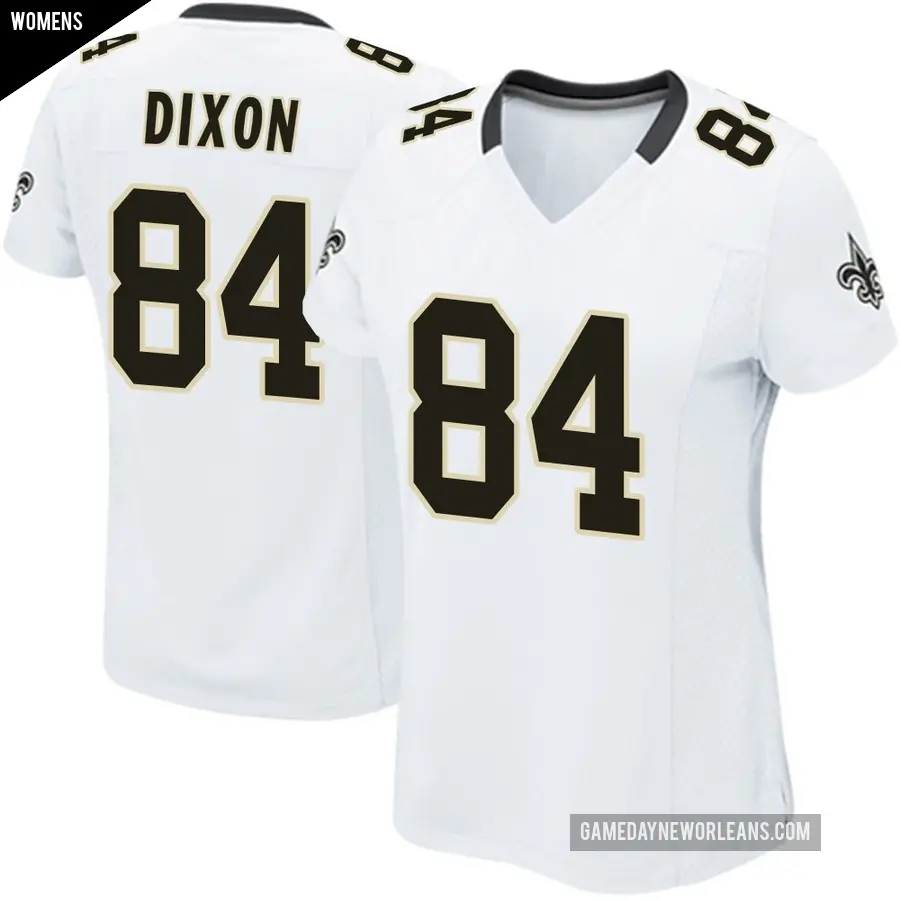 Women's New Orleans Saints ＃84 Dai'Jean Dixon White Game Jersey