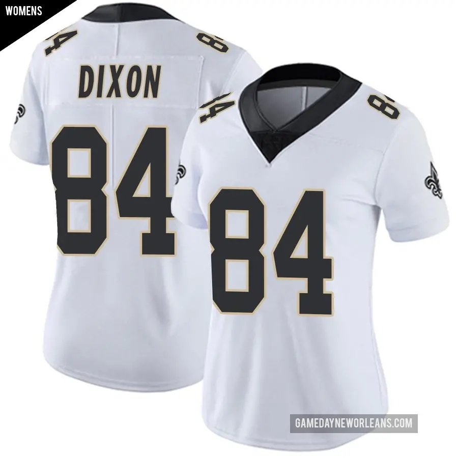 Women's New Orleans Saints ＃84 Dai'Jean Dixon White Limited Vapor Untouchable Jersey