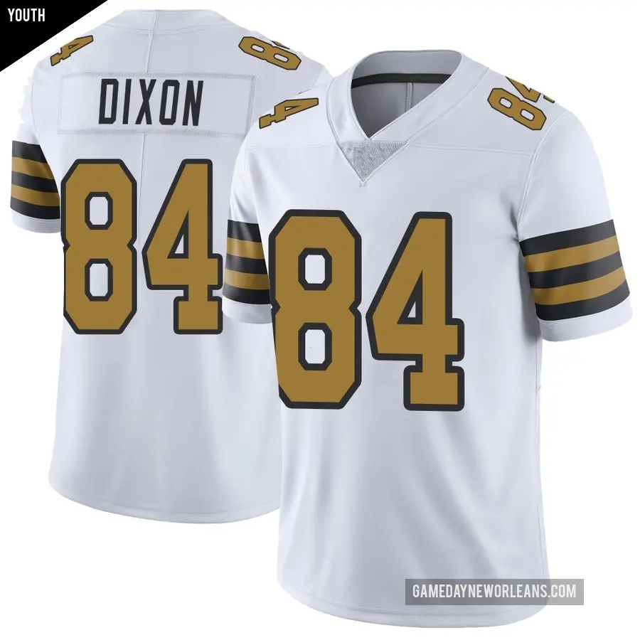 Youth New Orleans Saints ＃84 Dai'Jean Dixon White Limited Color Rush Jersey